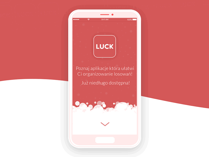 Luck home affter effects animation app design flat illustration luck mobile typography ui ux web website