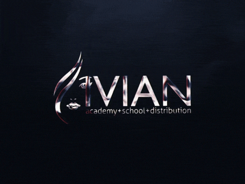 Ivian Academy - Motion Logo 2danimation logo animation logos motion design motion graphic optical