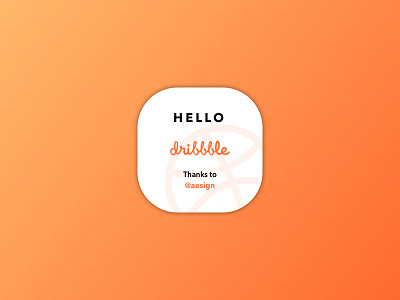 Hello Dribbble <3