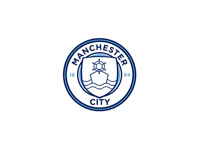 Manchester City england football illustrator logo manchester premierleague