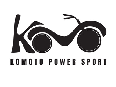 Komoto Power sports Logo Design design logo