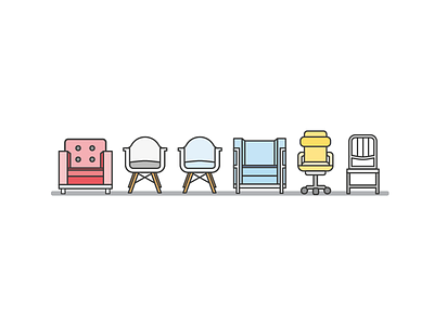 Some Famous Chairs amazon amazon web services chair chairs eames icons le corbusier