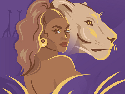 Lion King beyonce disney illustration illustration design lion lion king pride vector