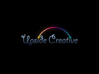 Upside Creative - A Logo for Creative Agency branding creative graphics identity logo logotype typography