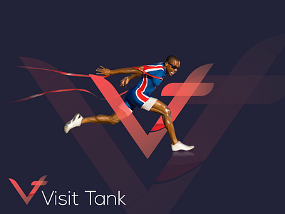 Sports Logo - Visit Tank brand branding identity illustration logo sports sports logo vector