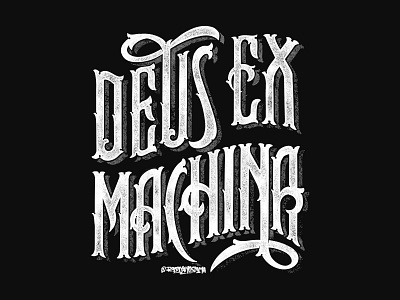 Deus Ex Machina Lettering