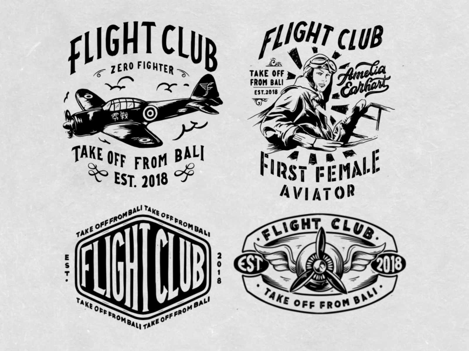 Flight Club Bundle Design Tshirt by rasayangsama on Dribbble