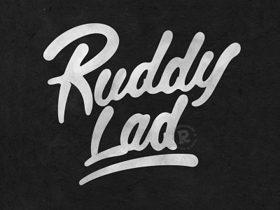 Ruddy Lad Lettering apparel branding clothing customlettering handdrawn handlettering lettering logo logo designer logodesign logotype ruddylad typography vintagedesign