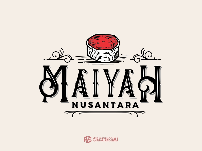 vintage logo - MAIYAH NUSANTARA by rasayangsama on Dribbble