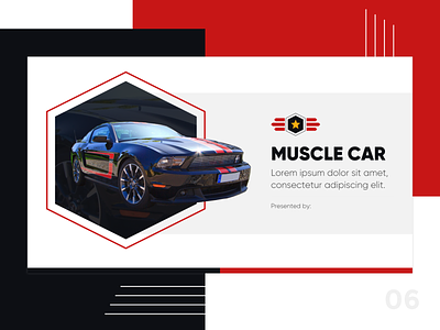 Sport Car Powerpoint Design Cover