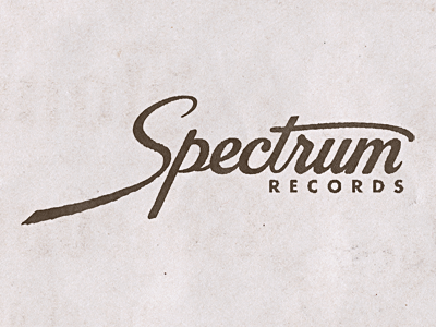 Spectrum Records label logo music vintage