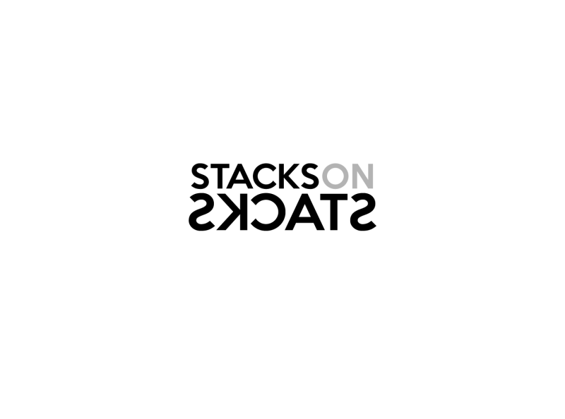 Stacks on Stacks Logo Concept branding design illustrator logo logo design vector
