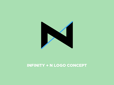 N + Infinity Logo Concept