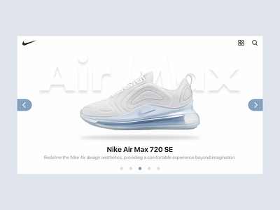 Shoes Web blue clean design nike nike air photography shoes sneakers type typography ui ux web website white