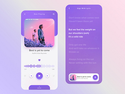 Music App Ui Concept appdesign colors dailyui design designin spriation minimal mobileapp music musicapp musicplayer ui uiux userexperiencedesign userinterfacedesign ux