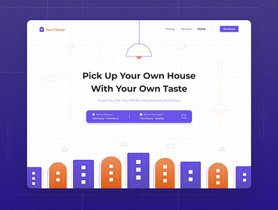 Your House - UI Concept art beautiful behance cool design designinspiration dribbble illustration landingpage minimal product productdesign purple ui uidesigner uiux uiuxdesign userexperience userinterfacedesign webdesign