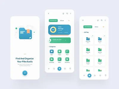 File Explorer App - UI Concept app appconcept appdesign beautiful cool design designinspiration dribbble fileexplorer minimal mobileapp productdesign ui uiux uiuxdesign uiuxdesinger uiuxinspiration userexperiencedesign userinterfacedesign