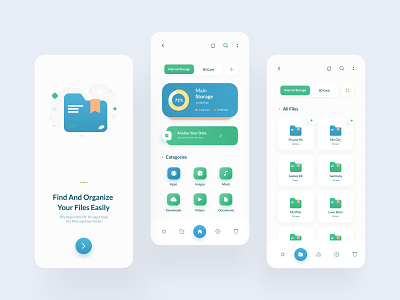 File Explorer App - UI Concept app appconcept appdesign beautiful cool design designinspiration dribbble fileexplorer minimal mobileapp productdesign ui uiux uiuxdesign uiuxdesinger uiuxinspiration userexperiencedesign userinterfacedesign