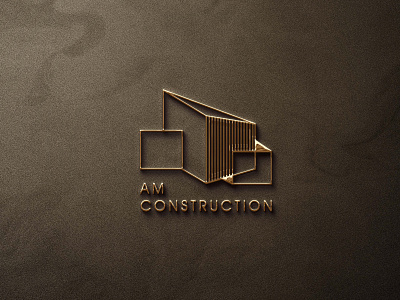 AM Construction - logo design