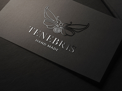 Tenebris Had made - logo design animation art black branding buterfly clean dark design designer etsy graphic design hand made illustration klaipeda lithuania logo minimal modern shot vector