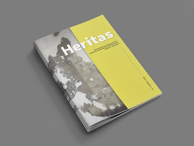 "Heritas" publication design bright cultural graphicdesign heritage logodesign minimal publication publication design