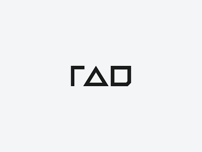 Rad Architects Logo Concept brand branding concept inspiration logo minimal monogram rad shapes