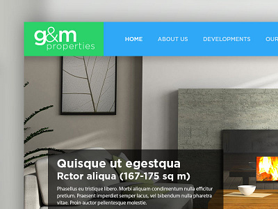 G&M Properties buy flat listing property search rent sell ui ux