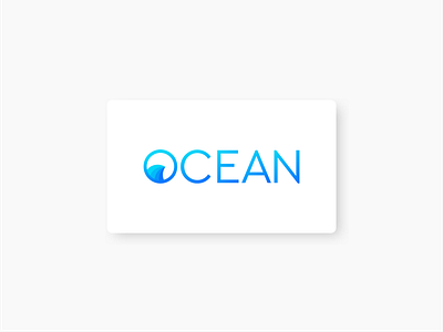 Ocean - letter O with Water wave. aqua beach blue branding circle clean interactive letter logo logos marine modern logo nature o ocean oceans plumb resort sea surf