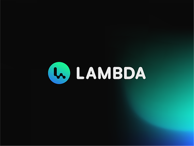 LAMBDA Crypto Logo Concept altcoin blockchain branding coin crypto currency dao decentralized defi gradient icon identity letter l lettering logo nft space star token unused