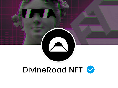 NFT crypto logo design - DivineRoad NFT assets blockchain crypto cryptocurrency entertainment logo logo design mana decentraland meta metaverse multimedia nft nfts sand sandbox symbol icon tech technology token tokens