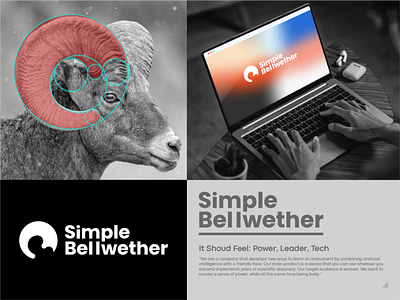 Simple Bellwether | Logo and Brand Identity app branding design gradient graphic design icon identity logotype typography vector website