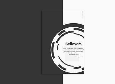 Branding | Shapes Believers abstract art believers color illustration minimal poster posterdesign retro shapes simple swiss texture type typography ui vector wanderlust