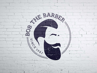 Bob The Barber branding dailylogochallenge flatdesign graphicdesign illustrator logo logotype portfolio vector