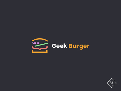 Geek Burger branding dailylogochallenge flatdesign graphicdesign illustrator logo logotype portfolio vector