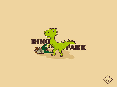 DinoPark branding dailylogochallenge flatdesign graphicdesign illustrator logo logotype portfolio vector