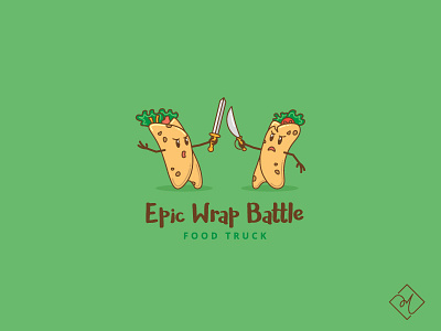 Epic Wrap Battle branding dailylogochallenge flatdesign graphicdesign illustrator logo logotype portfolio thirtylogos vector