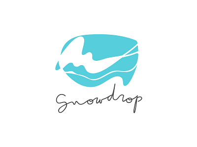 Snowdrop dailylogochallenge logo training