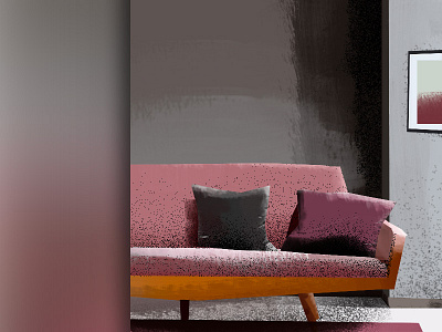 couch couch dark gray sketch