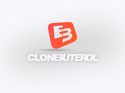 CloneButerol (Brandingconcept) app branding brandmark combination concept depth design logo red orange