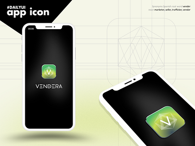 App Icon #005/100 005 app icon badge dailyui green app