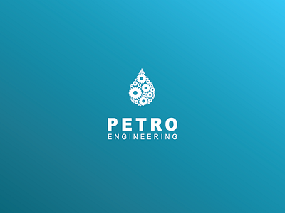 Petro Engineering concept cogwheel drip droplet dump economy education engineering industry oil spill waste