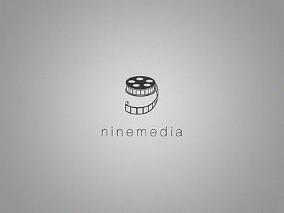 ninemedia 2d bw clean film media old retro simple vintage white