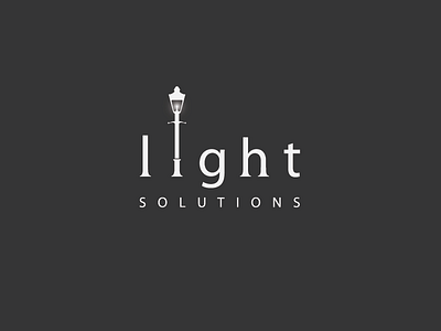 Light Solutions bw glow lettering myriad pro one color problem simple solve typography white