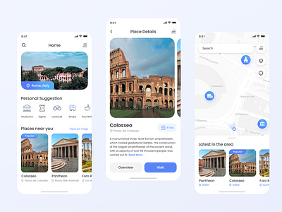 Travel App Design