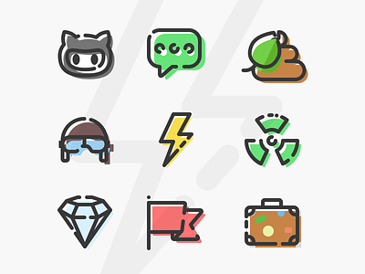 FREE Crazy Icon Set (18 vector icons) - Sketch | PDF