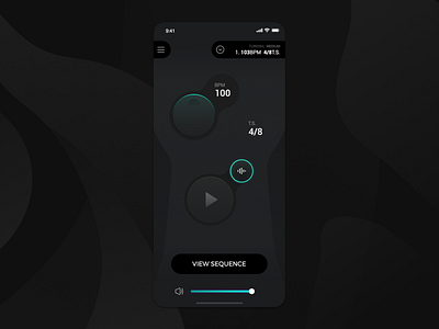 Darbuka App app dark ios mobile musical instrument neon sequence tact tutorial
