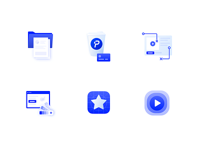 Icons for Plastik Website