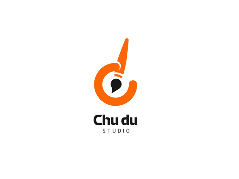 Chudu Studio logo after effect branding design brush graphic design logo logo design logotype motion studio