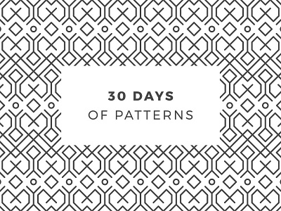30 Days Of Patterns challenge daily geometric onepatternoneday pattern patterns seamless vector