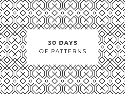 30 Days Of Patterns challenge daily geometric onepatternoneday pattern patterns seamless vector